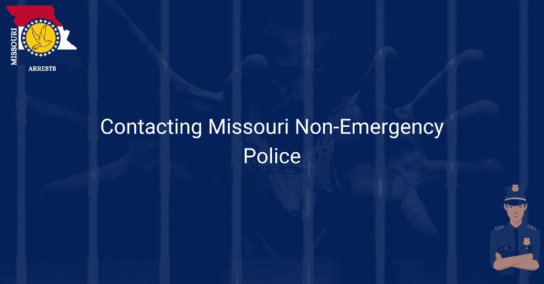 Contacting Missouri Non Emergency Police